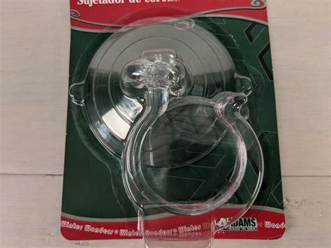 Adams Giant Suction Cup Wreath Holder Hook Rated To Hold 10 Lbs Ebay