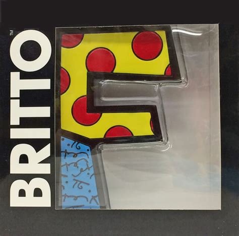 Romero Britto Alphabet Letters