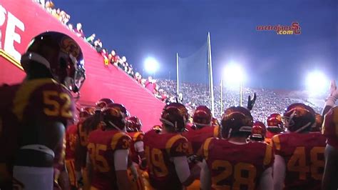 Usc Football Fight On Men Of Troy Cardinal And Gold Usc Football