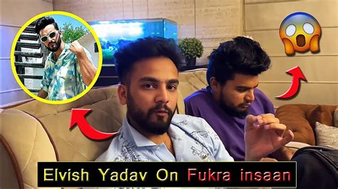 Elvish Yadav On Fukra Insaan Controversy 😱 Elvish Yadav And Fukra Insaan Elvish Yadav Vlogs