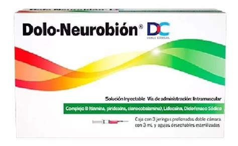 Dolo neurobión Inyectable 3 Jeringa 3ml Aguja Descartable Envío gratis