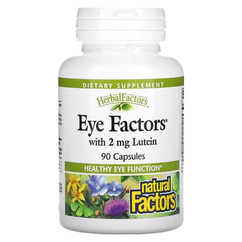 Natural Factors Eye Factors With Mg Lutein Capsules