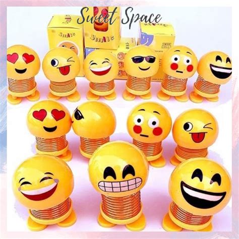 Jual Emoji Joget Spring Doll Emoji Goyang Lucu Boneka Emoticon Per