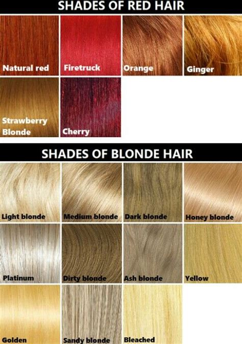 Yellow Hair Color Chart Selena Lowry