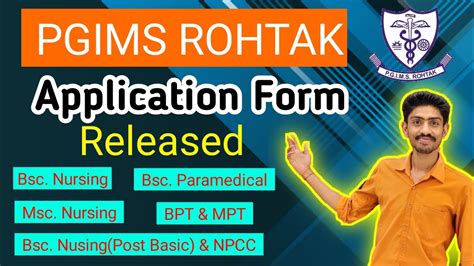 PGIMS Rohtak Admission 2022 BPT Bsc Nursing Msc Nursing Bsc