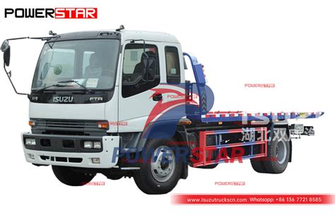 Hot Selling Isuzu Ftr Fvr Off Road Tons Flatbed Tow Truck