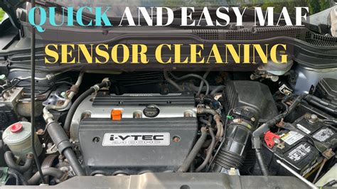 Honda Crv 3rd Gen Mass Air Flow Sensor Cleaning YouTube