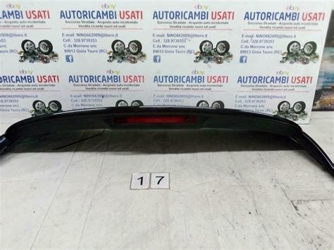 SPOILER COFANO POSTERIORE NERO PER RENAULT CAPTUR 2018 960306591R CON