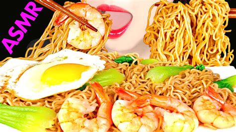 Sub Asmr Indomie Mi Goreng Fried Noodles Indonesian Food Shrimps