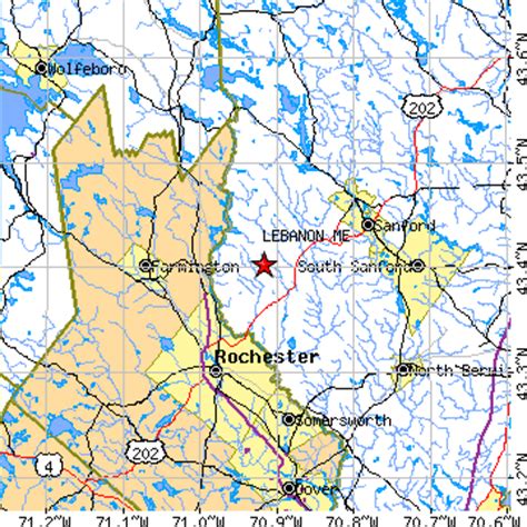 Lebanon, Maine (ME) ~ population data, races, housing & economy