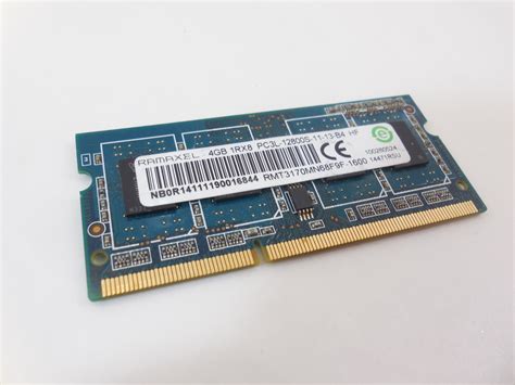 Оперативная память SODIMM DDR3L 4GB Ramaxel