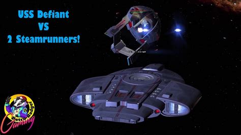 USS Defiant VS 2 Steamrunner Class Ships Star Trek Ship Battles