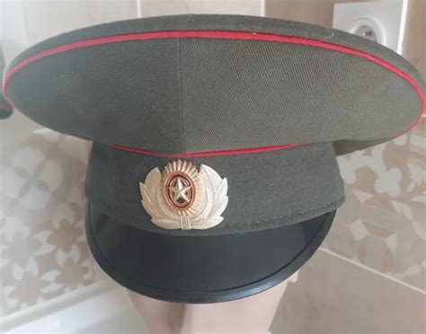 CASQUETTE MILITAIRE de l Union soviétique Armée URSS Russie Taille 59