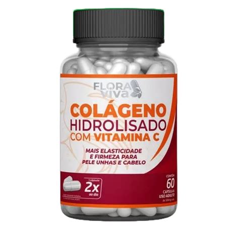 Col Geno Hidrolisado Vitamina C Cps Flora Viva Shopee Brasil