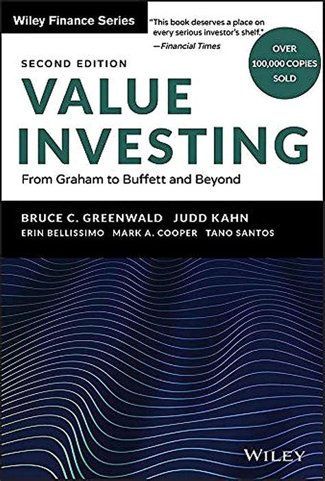 Value Investing From Graham To Buffett And Beyond 396 Wiley Finance