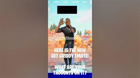 New Get Griddy Emote In Fortnite In Game Showcase Shorts Youtube