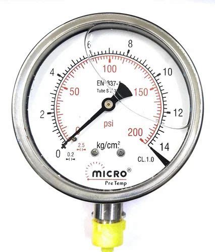 Inch Mm Hydraulic Pressure Gauges To Bar To Psi