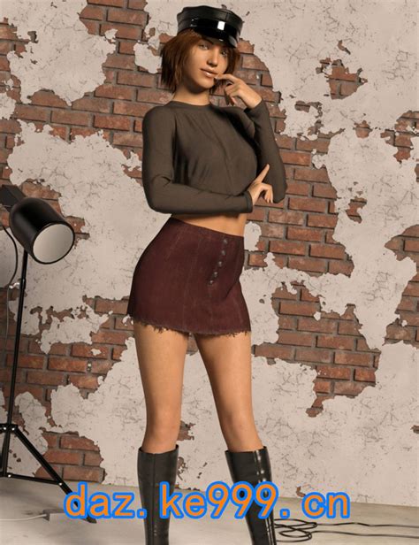 Dforce Twiggy Outfit For Genesis 8 Females 小艺daz素材站