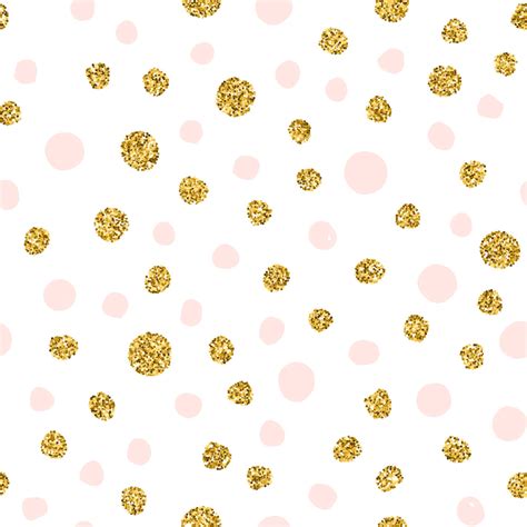 Gold Polka Dot Desktop Wallpaper