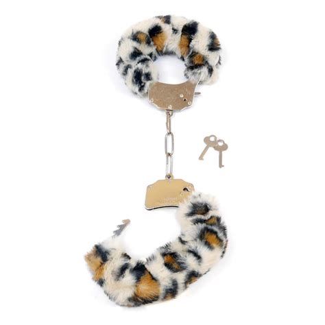 Kajdanki Fetish Boss Series Furry Cuffs Leopard Eroprezent Pl