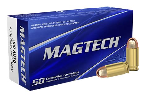 Magtech 380A 380 ACP 95 Gr Full Metal Jacket 50 Box Sportsman S