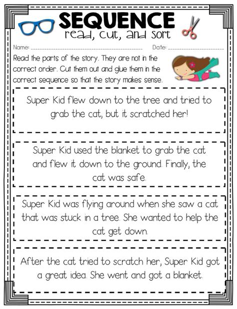 Sequence Of Events Worksheets 3rd Grade