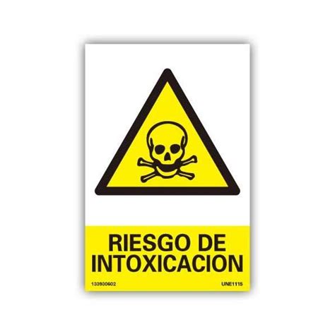 Señal de advertencia Pictograma Riesgo de Intoxicación