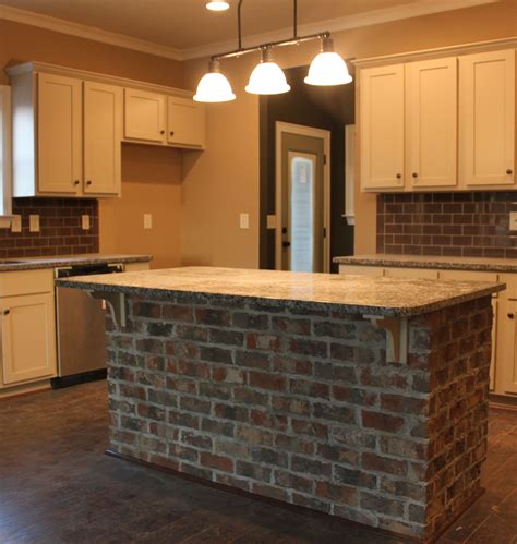 Brick Island Surround Brick Wall Kitchen Brick Kitchen Island Brick