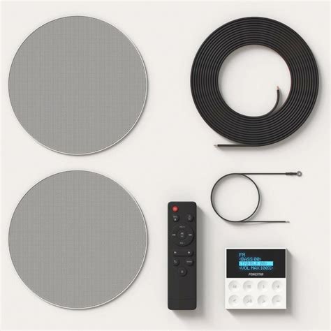 Fonstar Ks Wall Kit Amplificador De Pared Y Altavoces De Techo