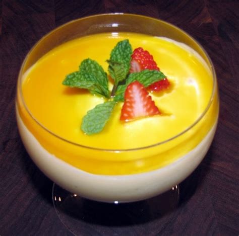 Passion Fruit Mousse A Traditional Brazilian Dessert Served At Samba