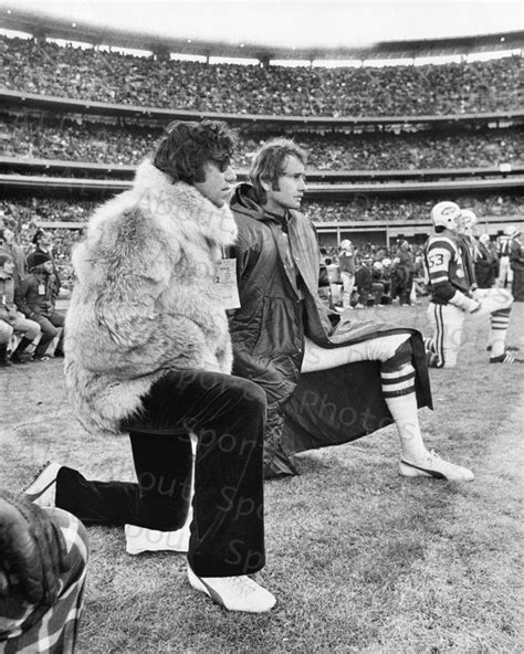 Joe Namath Sports a Fur Coat on the Sidelines - Etsy