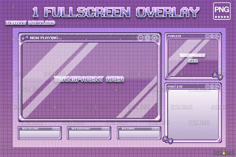 Kawaii Twitch Overlay Package Stream Webcam Overlay By 2suns