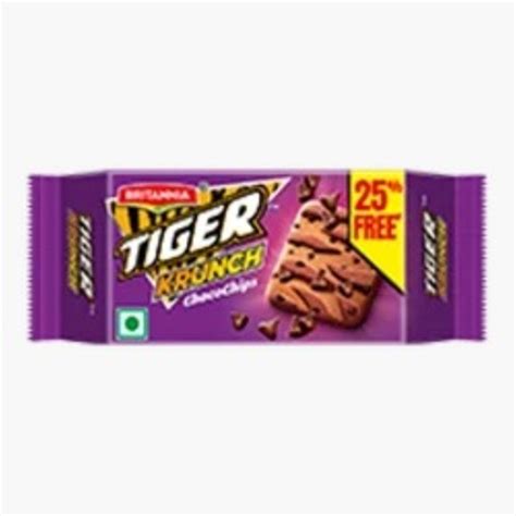 Tasty Delicious Crispy Original Square Sweet Tiger Chocolate Biscuits