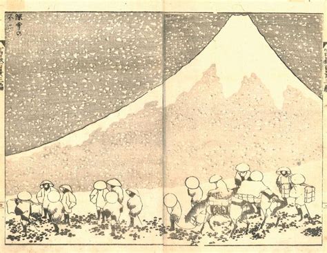 Sold At Auction Hokusai Pages From Katsushika Hokusai S