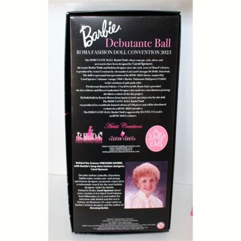 Debutante Ball Barbie Rfdc Debutante Gals Le Designed By Carol