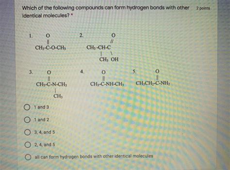 Solved The Name Of The Molecule Shown Is Hzc H H C Ch Chegg