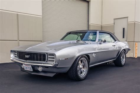 Restored Silver 69 Camaro Ss With Hard To Hold Onto 502 V8 Classic