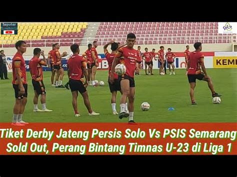 Bintang Timnas U Sananta Latihan Bersama Persis Solo Hadapi Derby