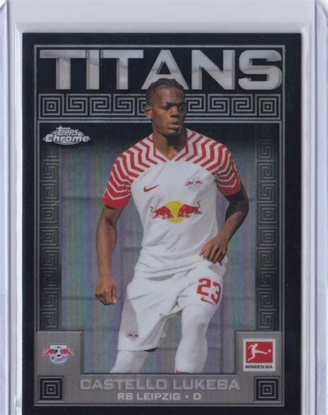 Topps Cromo Bundesliga Ti Castello Lukeba Titans Rifrattore