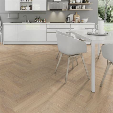 Desert Oak Herringbone 12mm Laminate Floor Depot