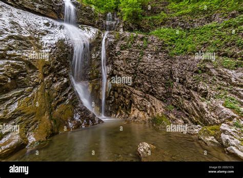 Beautiful Waterfalls And Mountain Rivers Near The Schneckenloch Cave In