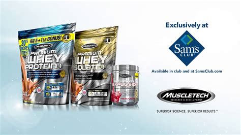 Muscletech® Premium 100 Whey Protein Plus At Sam S Club Youtube