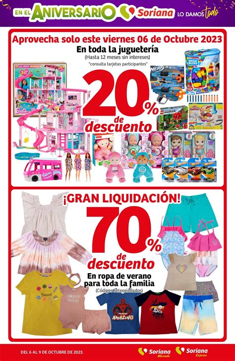 Folleto Aniversario Soriana Mercado De Fin De Semana Hasta El 9 De