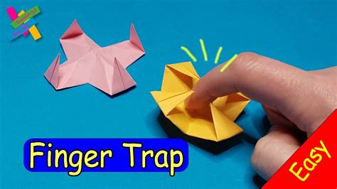 Origami Finger Trap Diy Easy Bear Trap How To Make Paper Trap Easy