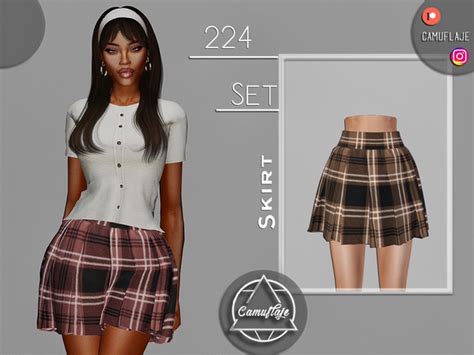 The Sims Resource SET 224 Skirt