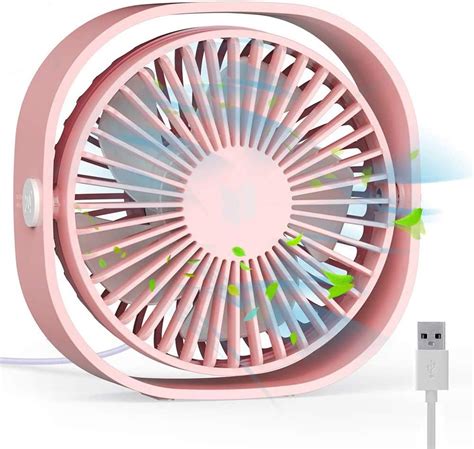 TIFJL Ventiladores De Mesa USB Mini Ventilador De Escritorio Uso Con