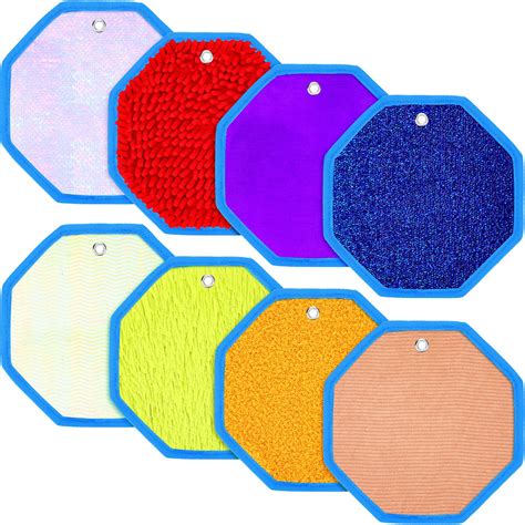 Buy 8 Set Fun Sensory Mini Mats For Sensory Walls Sensory Rooms Textured Sensory Floor Tiles For