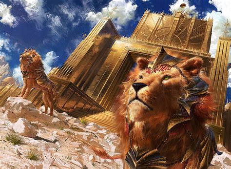 ArtStation Lions Johannes Voss Digital Art Gallery Digital