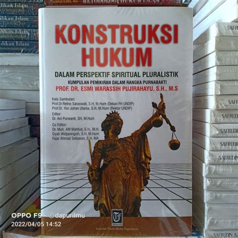 Jual Buku Original Konstruksi Hukum Dalam Perspektif Spiritual