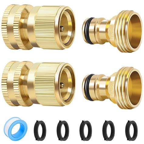 Buy Fertoriy Garden Hose Quick Connect Fittings Brass Hose Quick